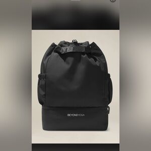 Beyond Yoga Black drawstring bag